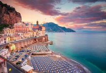 Khám phá vẻ đẹp huyền diệu của bờ biển Amalfi khi du lịch Ý